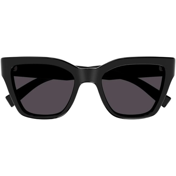 NEW SAINT LAURENT SL 641 001 BLACK GREY CAT EYE SUNGLASSES SL641 001 EYEWEAR - Picture 3 of 4